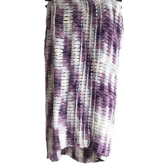 Handmade Ombre Knit Blanket Throw - Picture 10 of 16